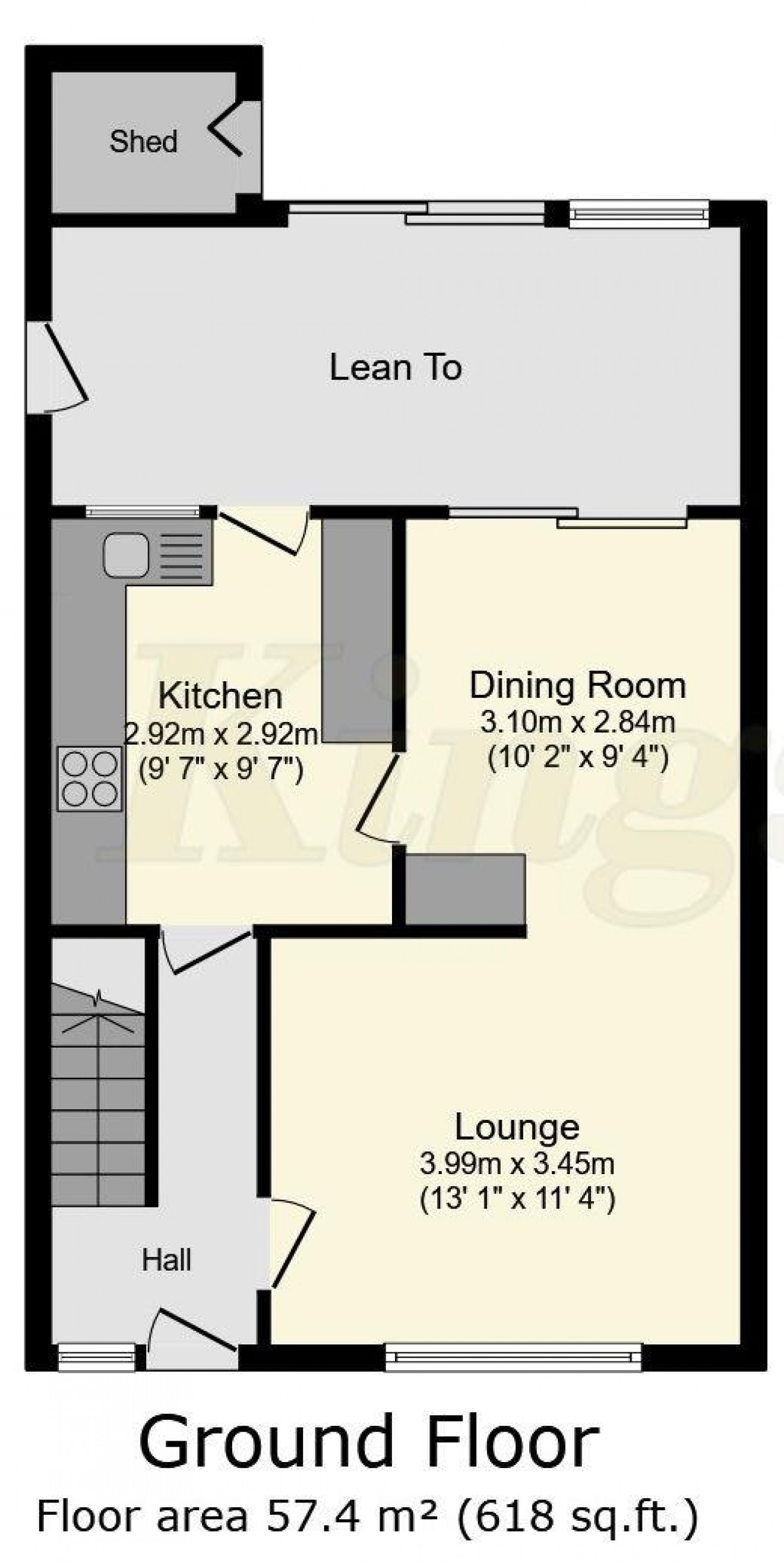 Floorplan for Champney Close, Whitehill
