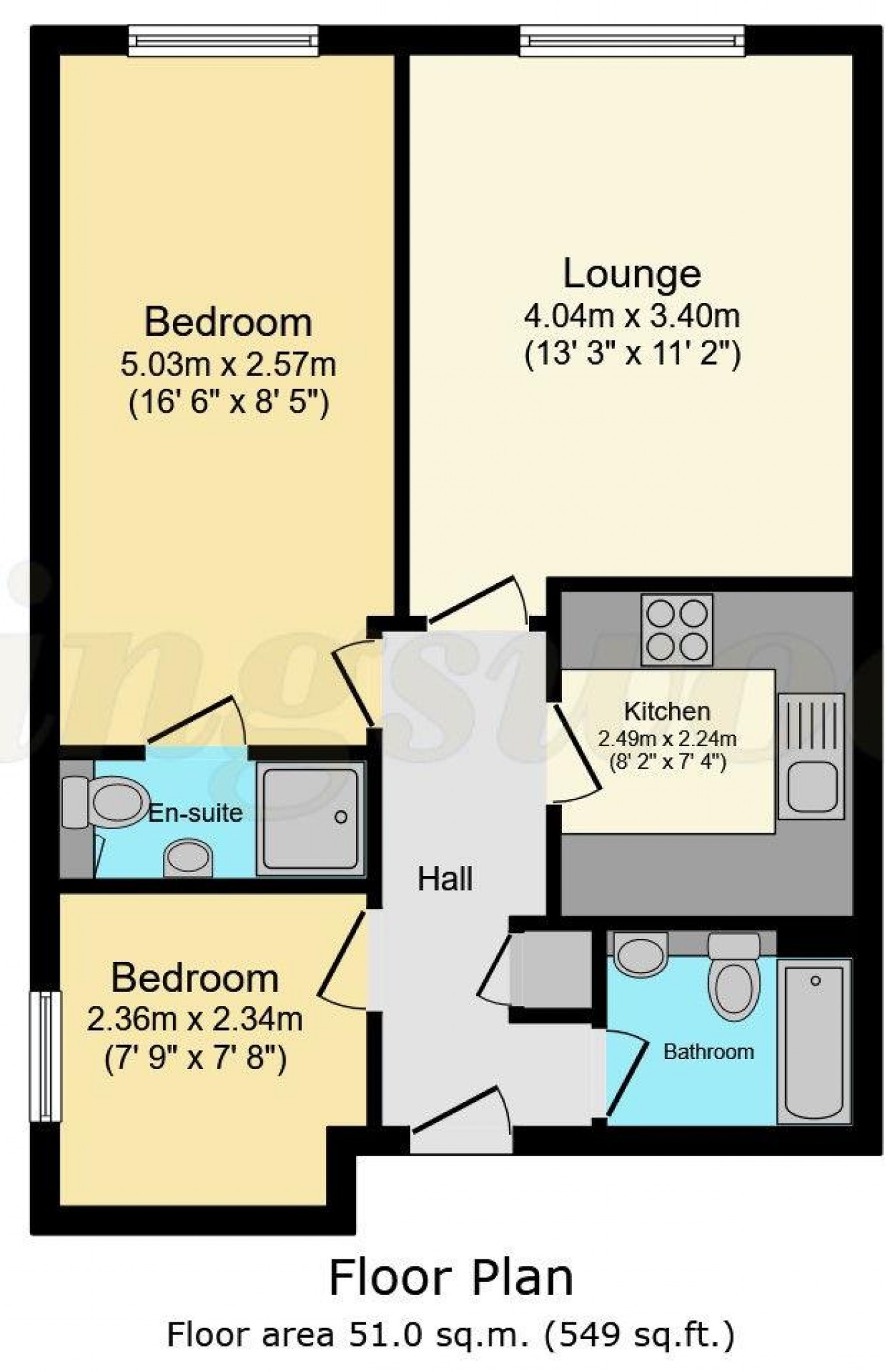 Floorplan for Orchard Court, Wey Hill, Haslemere