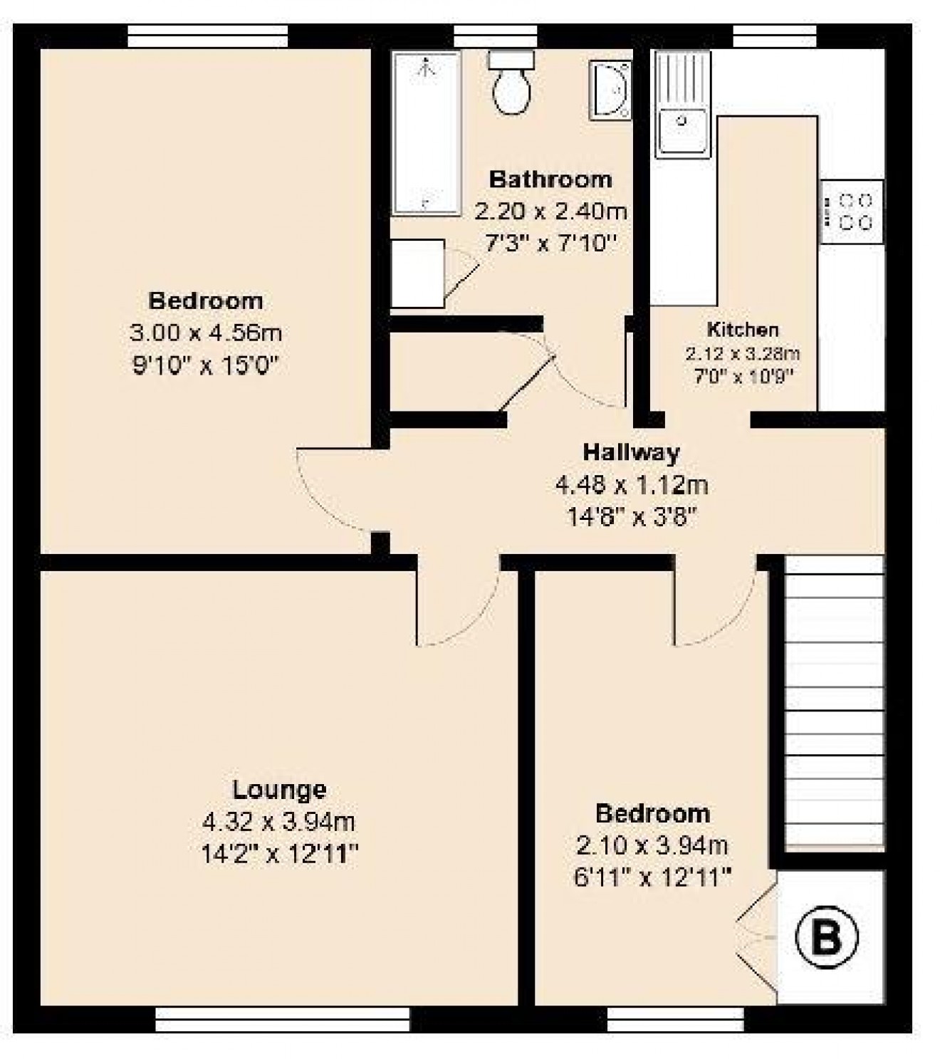 Floorplan for Windsor Road, Lindford