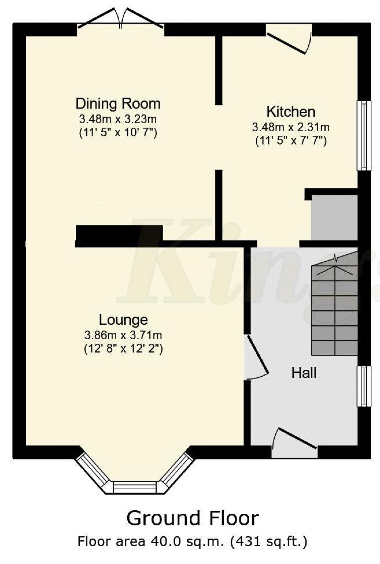 Floorplan for Pound Gate, Alton