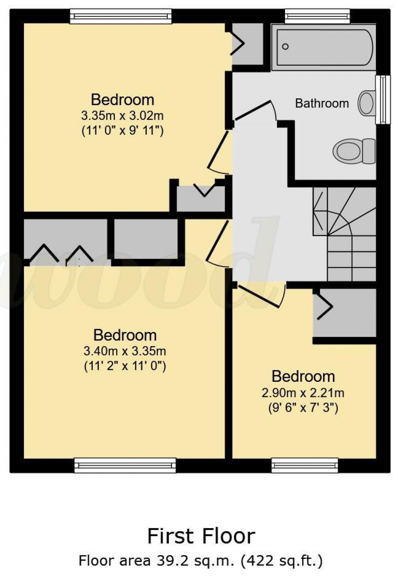 Floorplan for Pound Gate, Alton