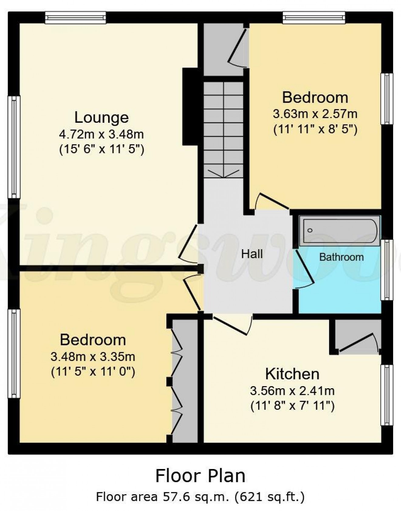 Floorplan for Woodlands Court, Alton