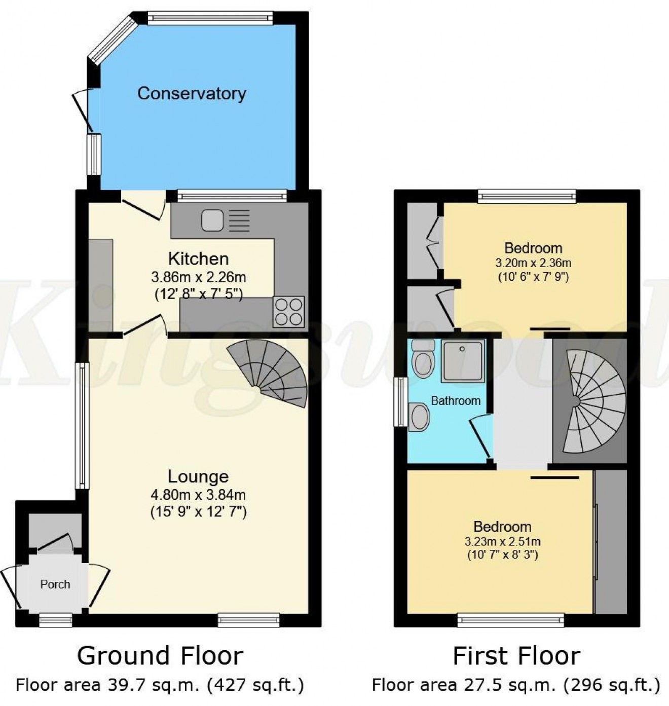 Floorplan for Woodpecker Close, Bordon