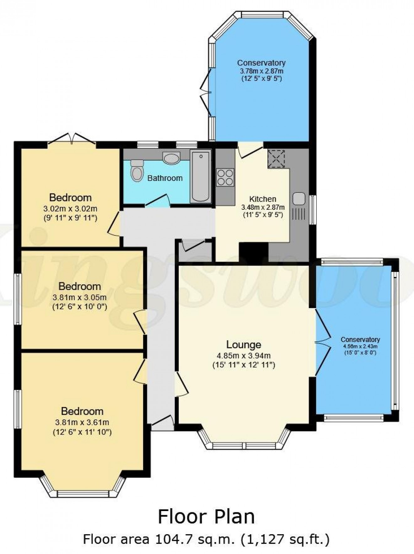 Floorplan for Firgrove Road, Whitehill