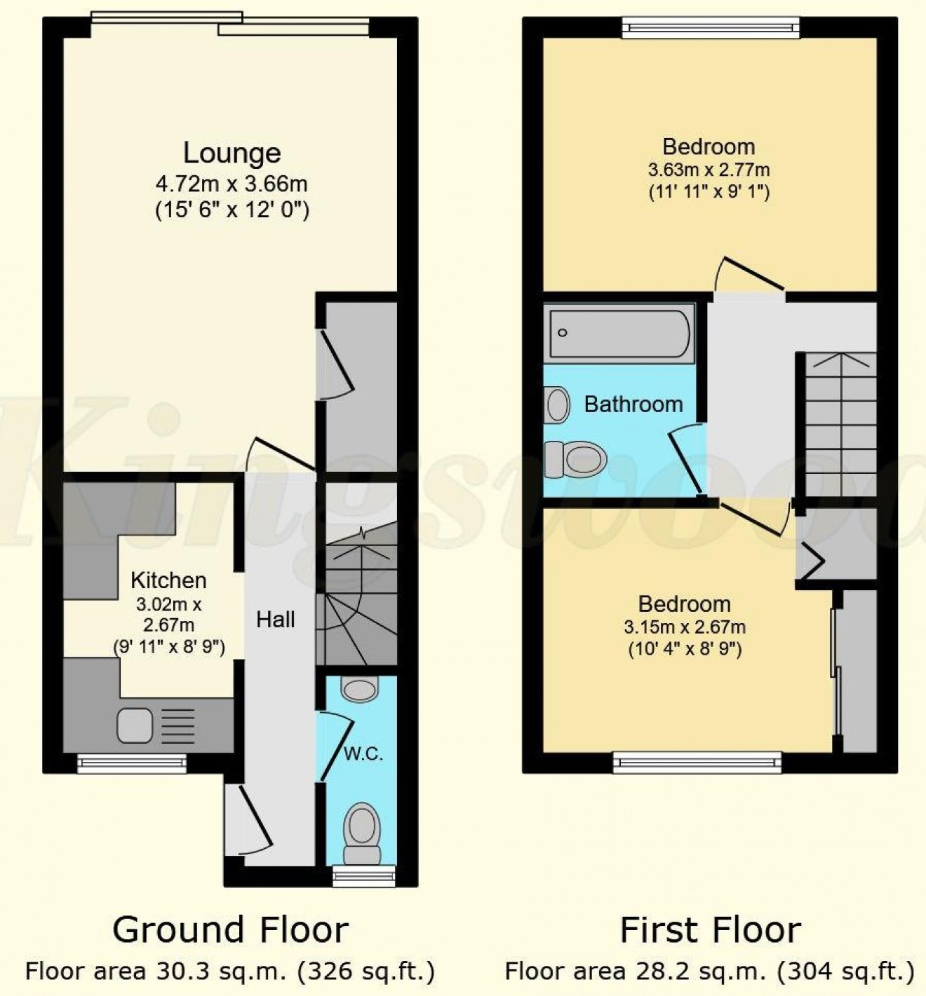 Floorplan for Blue Timbers Close, Bordon