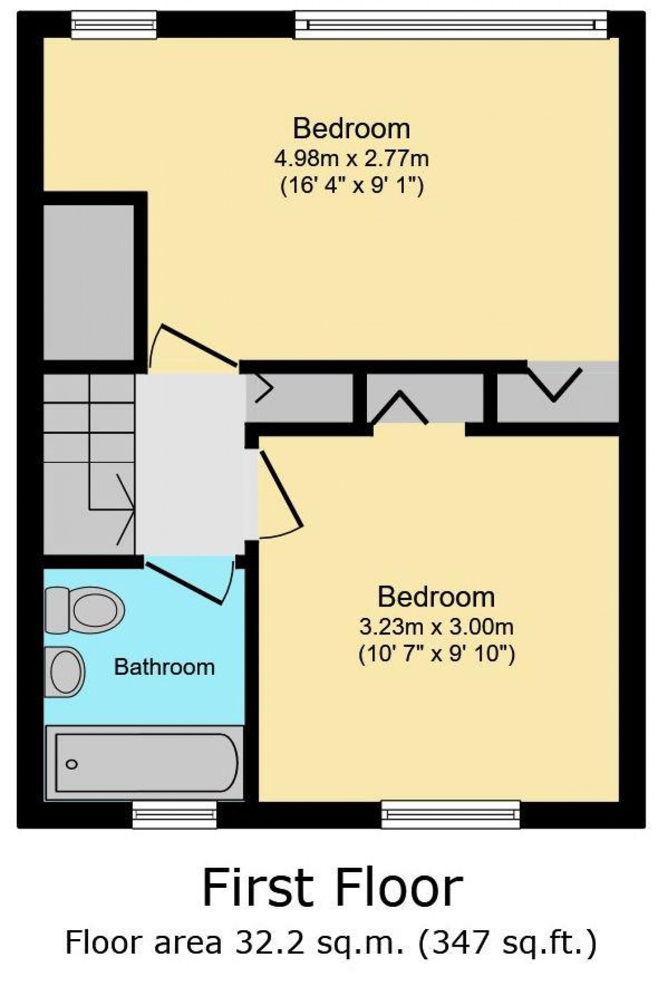 Floorplan for Kildare Close, Bordon