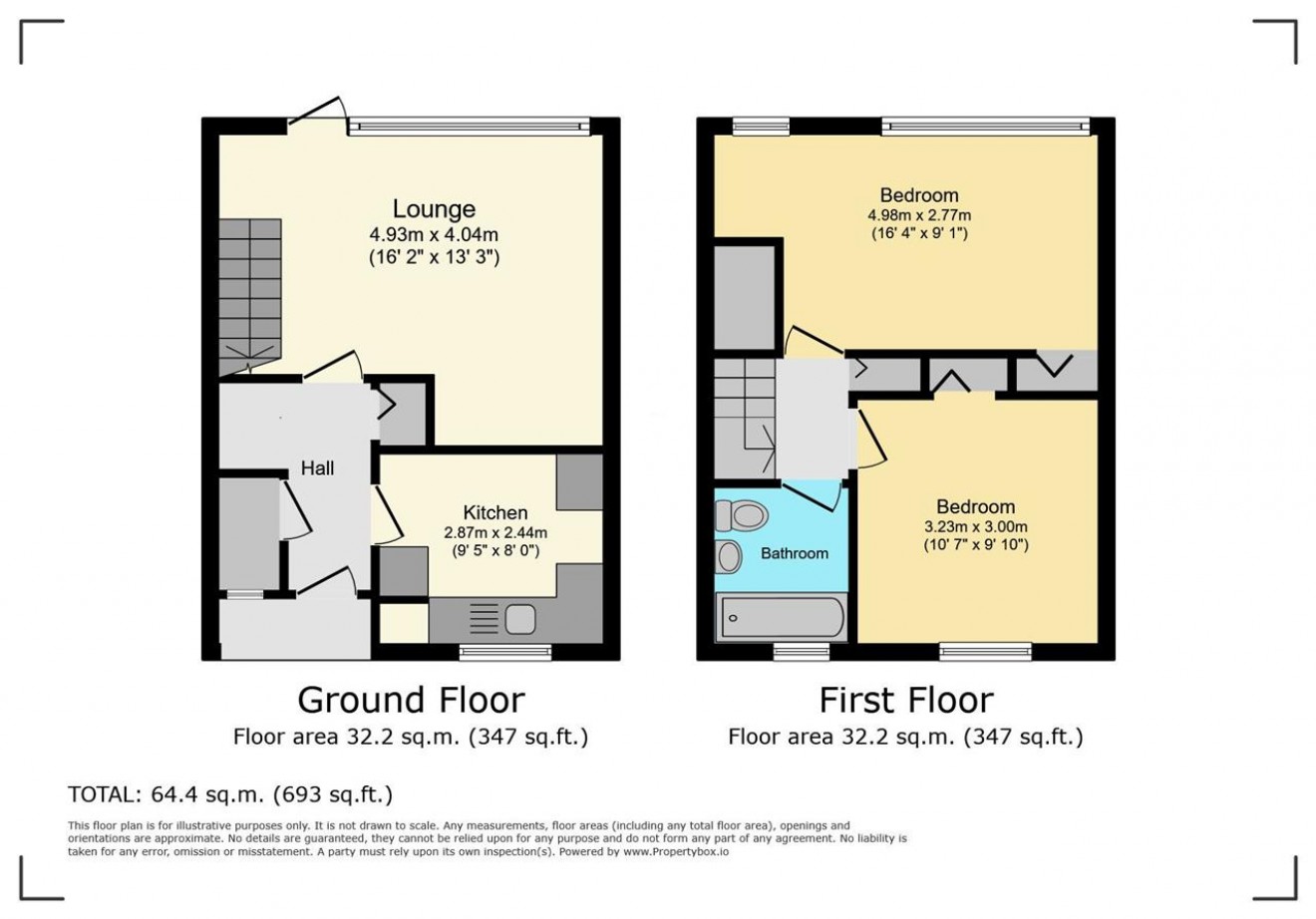 Floorplan for Kildare Close, Bordon